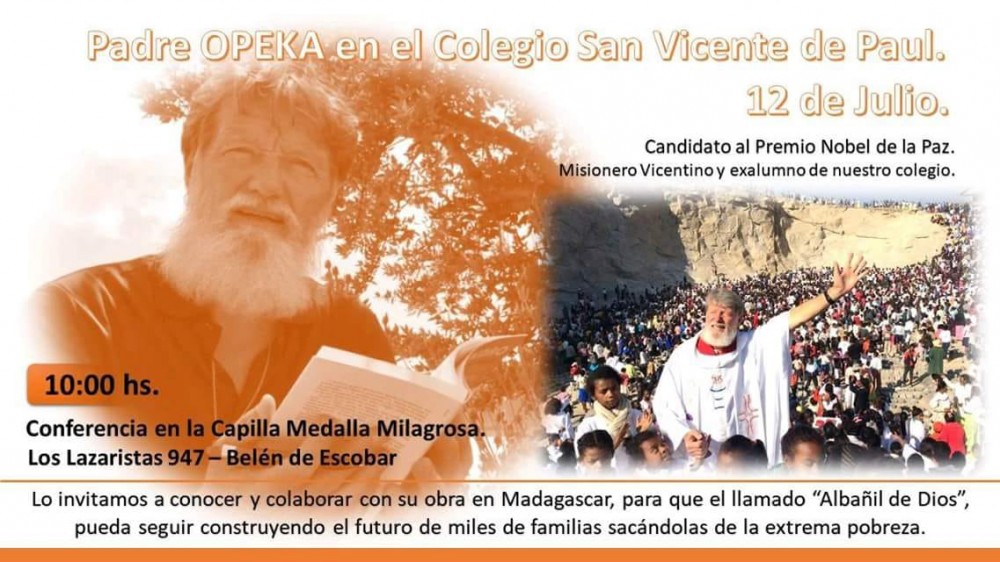 Conferencia Padre Pedro Opeka